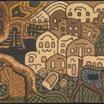 uzo egonu, northern nigerian landscape, 1964