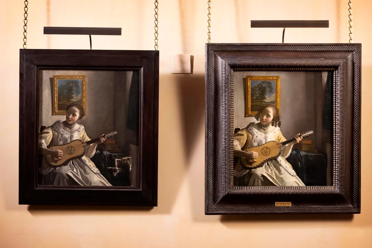 vermeer the guitar player