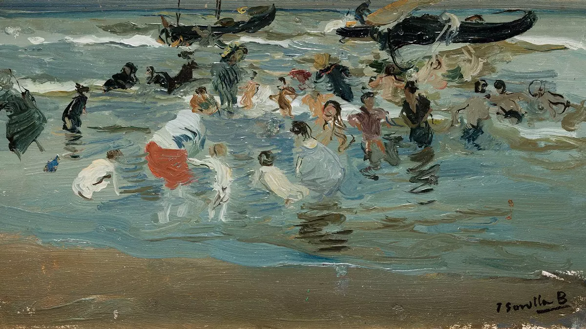 sorolla, playa de valencia 1904
