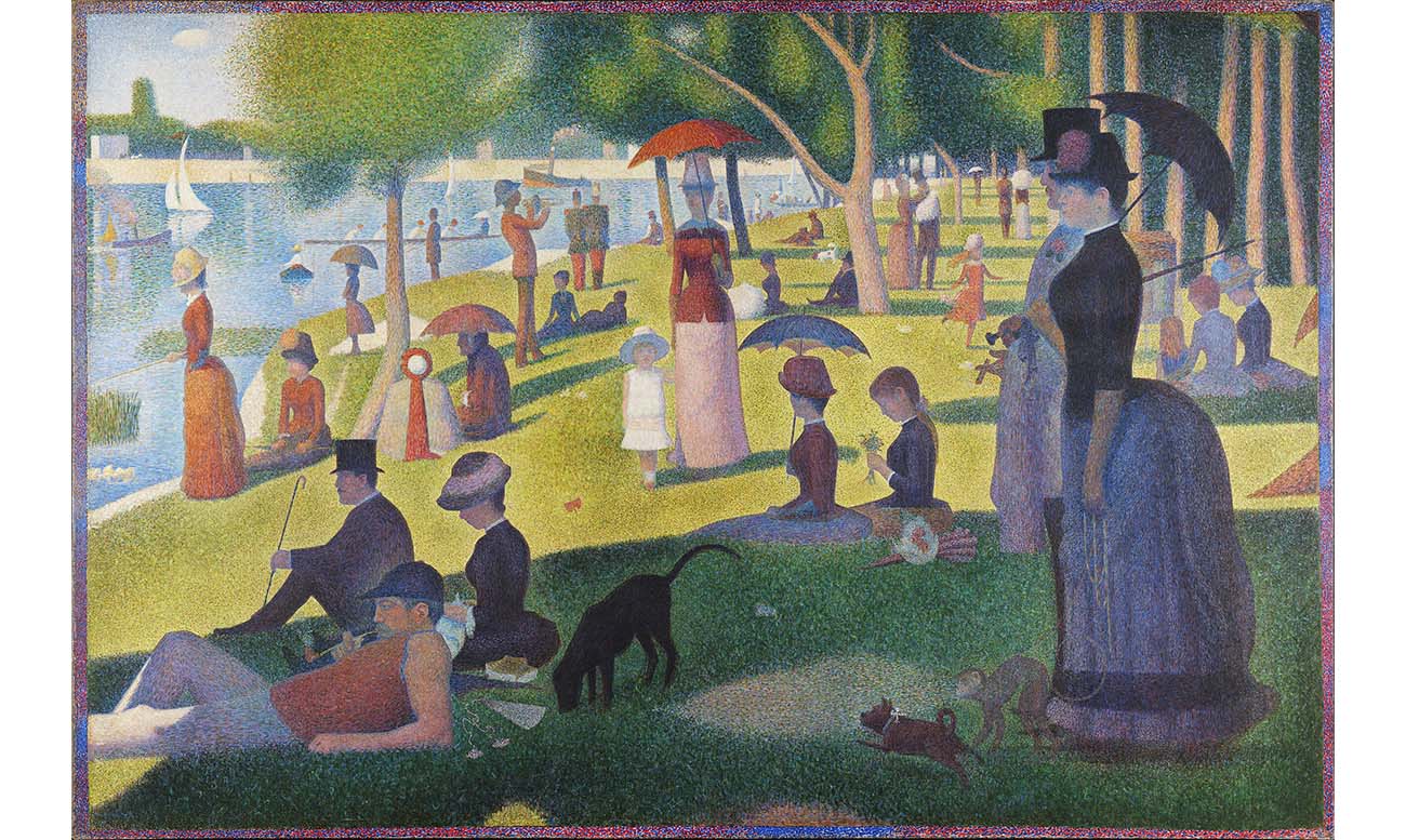 duminica dupa amiaza pe insula grande jatte, georges seurat