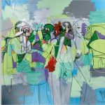 george condo, force field
