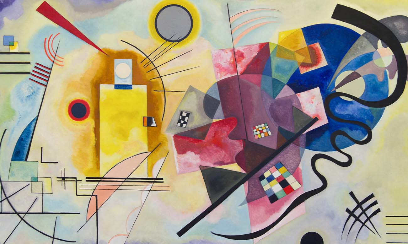kandinsky, yellow red blue (1925)