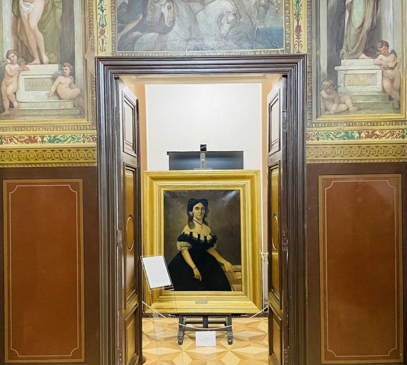 mari personalități, portret doamna elena cuza, theodor aman, curatorial