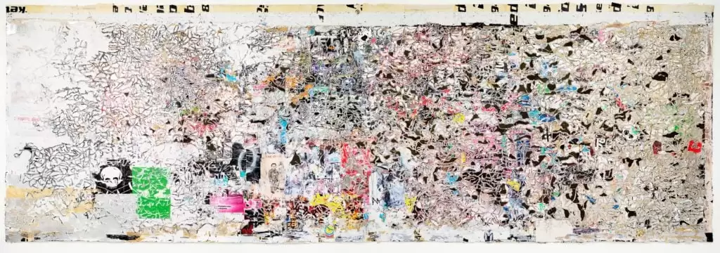 mark bradford, helter skelter ii, 2007