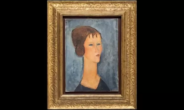 modigliani, jeune fille aux macarons