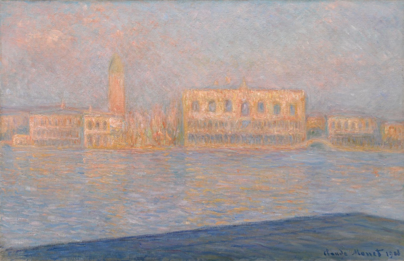 monet, the palazzo ducale, seen from san giorgio maggiore, 1908