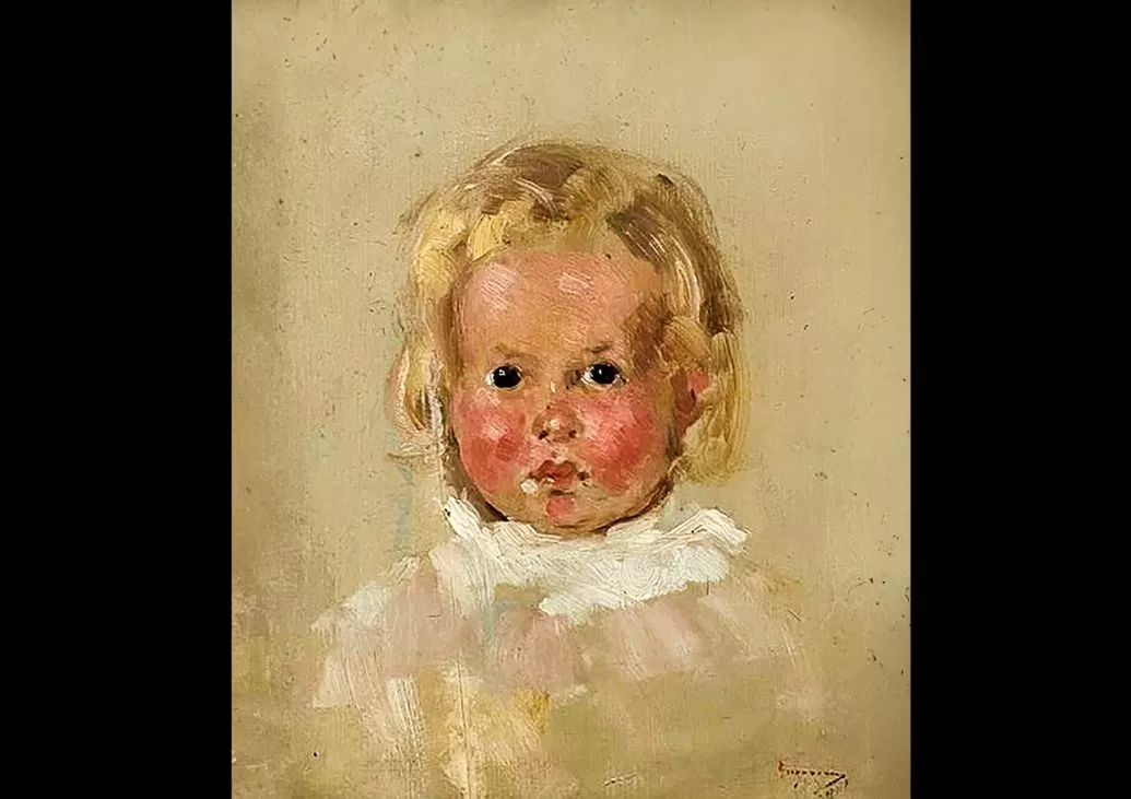 nicolae grigorescu, cap de copil, copilul lui grămadă