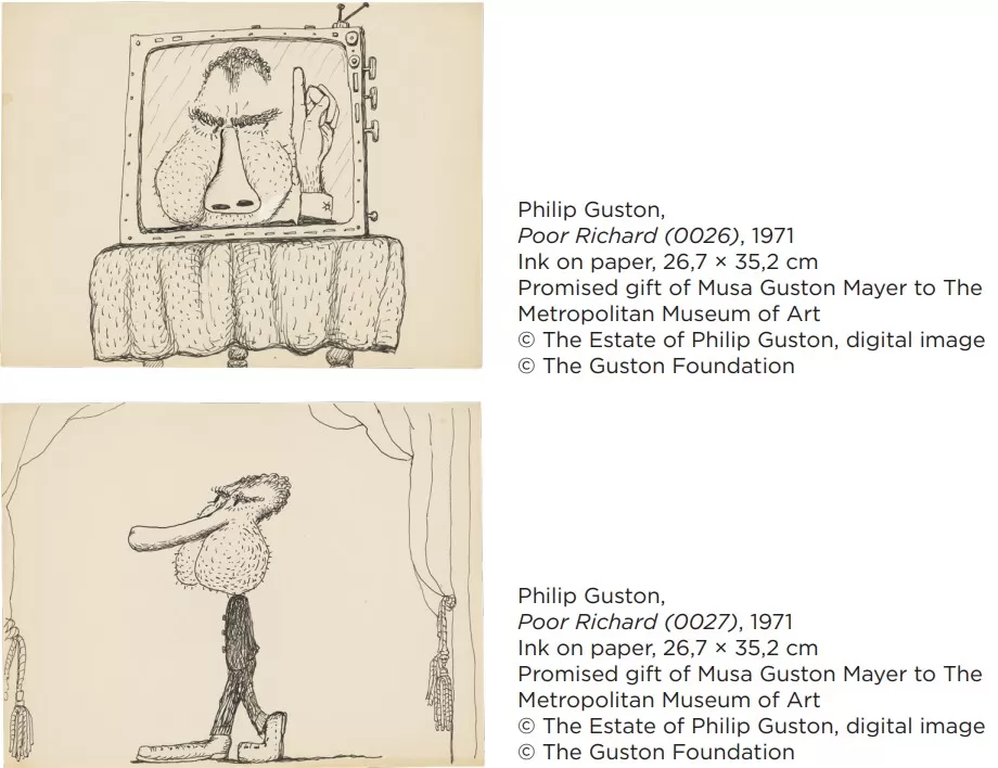 poor richard, philip guston