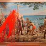 primer homenaje a cristóbal colón, de josé garnelo