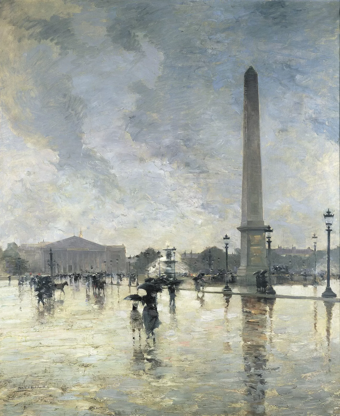 alfred smith, laverse place de la concorde, 1888