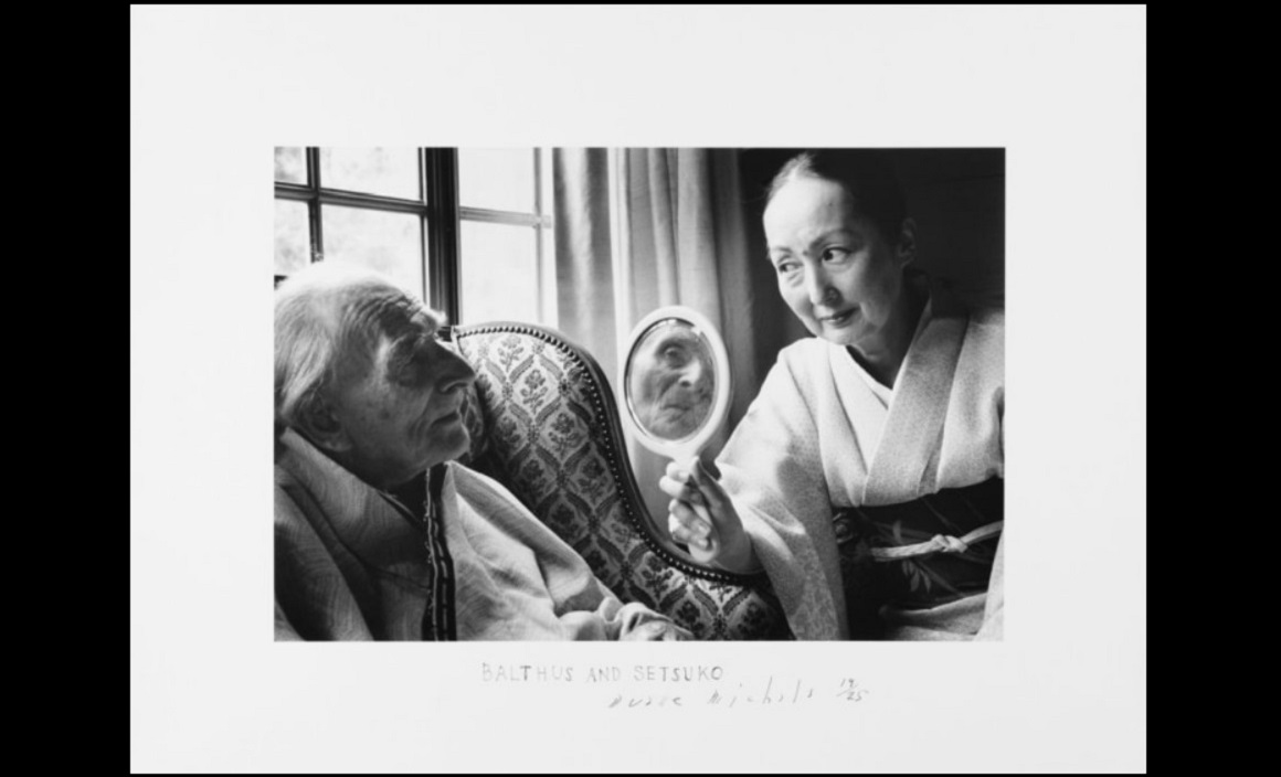 balthus and setsuko, de duane michals