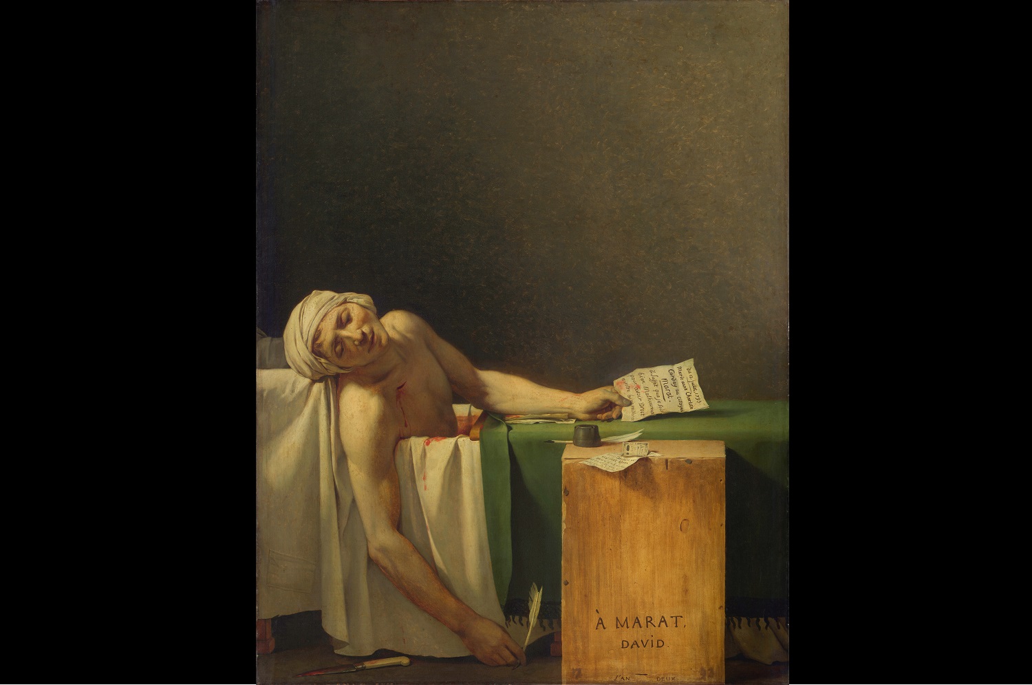 death of marat, moartea lui marat, jacques louis david