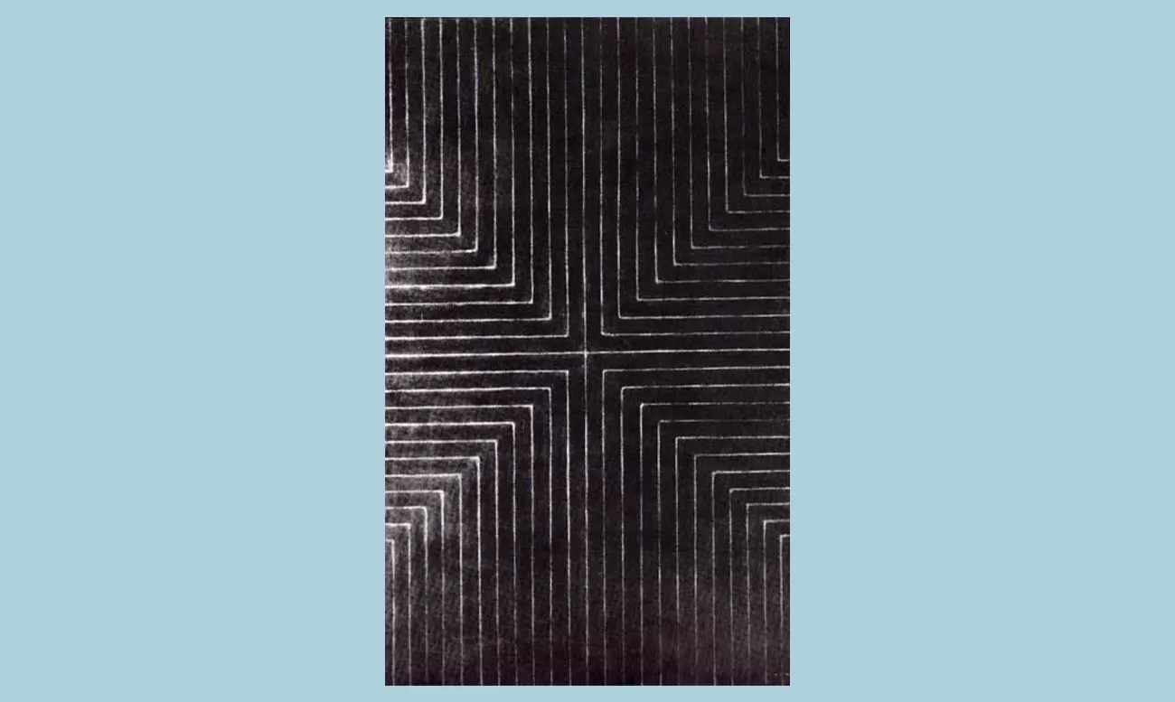 die fahne hoch (1959) frank stella