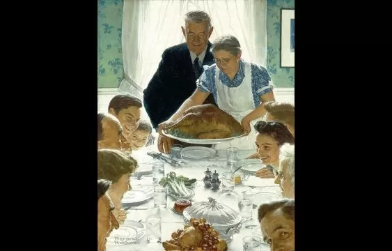 freedom from want, norman rockwell museum