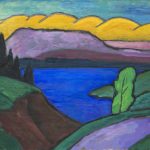 gabriele munter, the blue lake, 1954