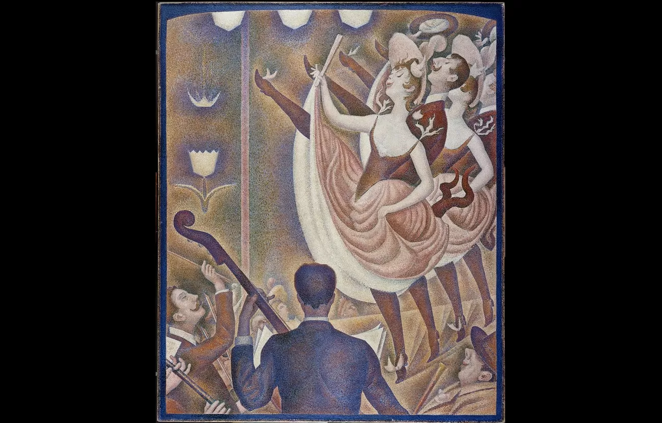 georges seurat, le chahut (1888 1889)