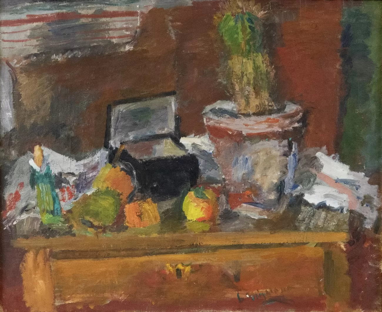 natura statica cu cactus, lucian grigorescu