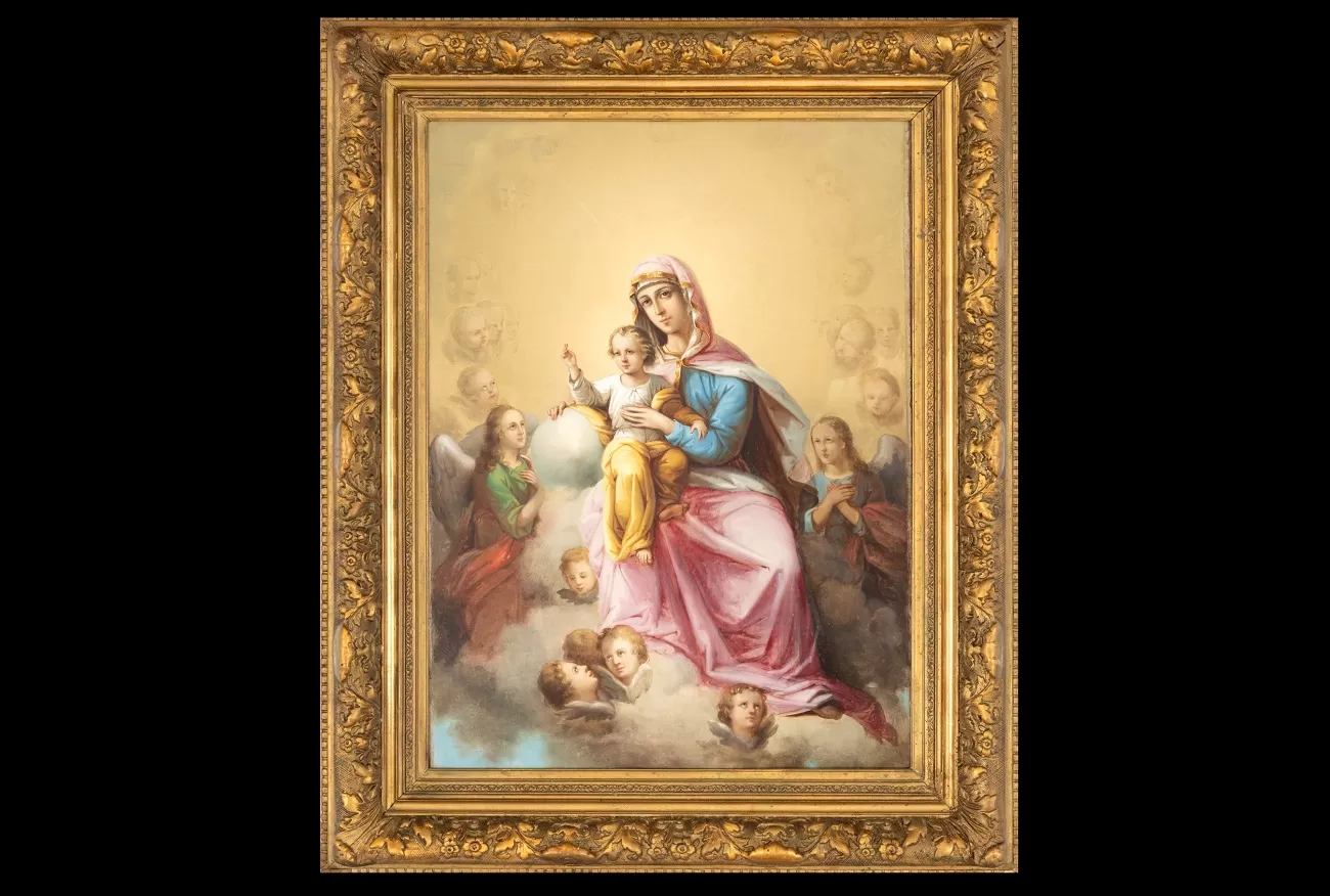 nicolae grigorescu maica domnului cu pruncul 1858