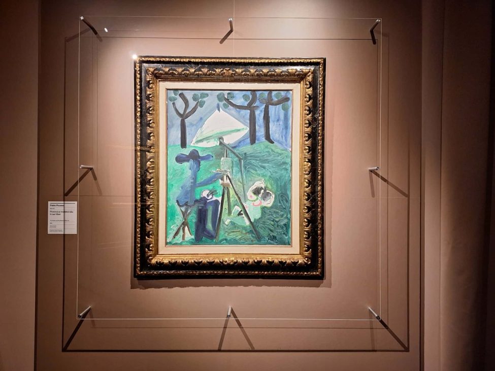 pictorul şi modelul sau, pablo picasso, curatorial