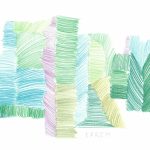 silvia traistaru, efrem (părintele efrem), colored pencils on paper, 28 x 42 cm, 2024 (germany)