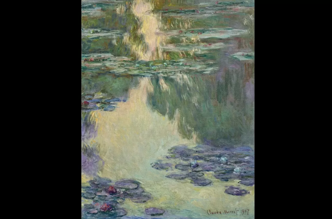 claude monet, nuferi, nympheas, 1907