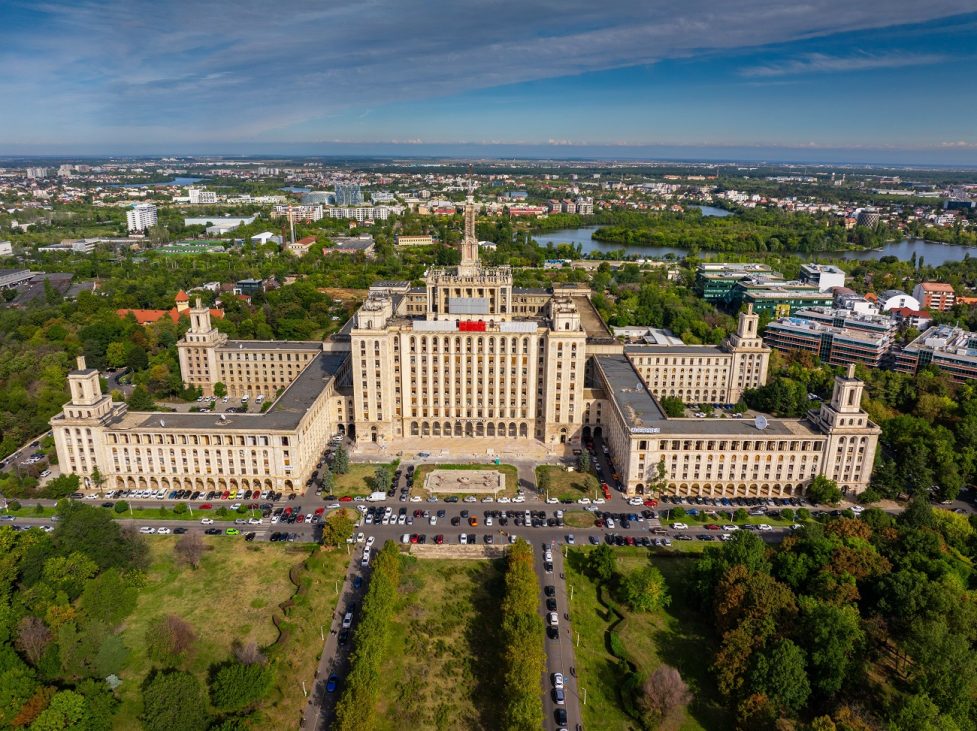 bucharest,from,above.,aerial,landscape,photo,with,the,house,and