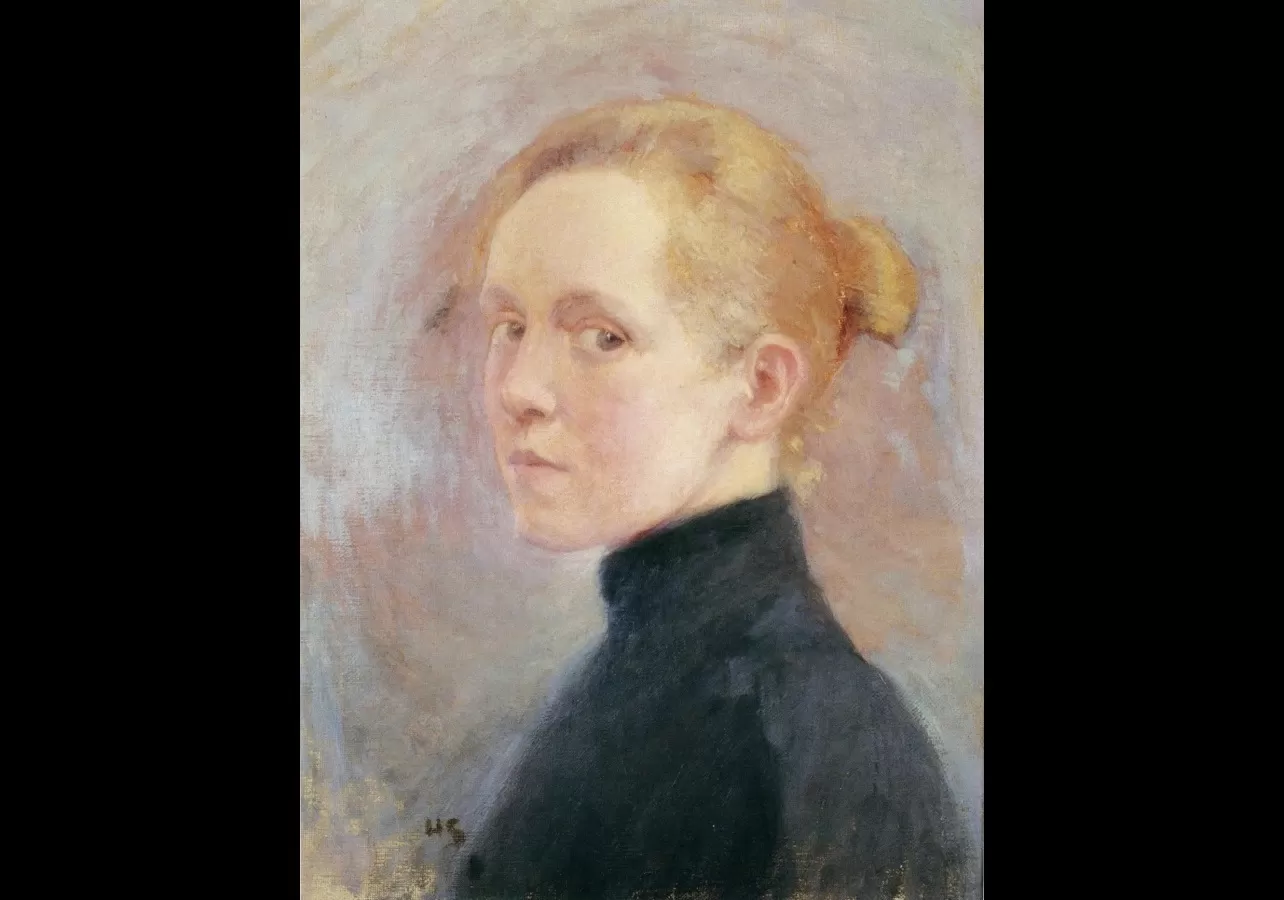 helene schjerfbeck, autoportret 1895