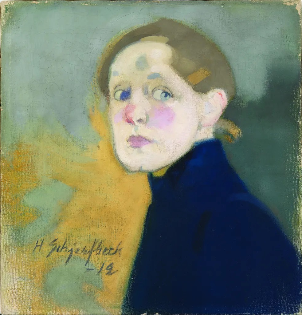 helene schjerfbeck, autoportret 1912
