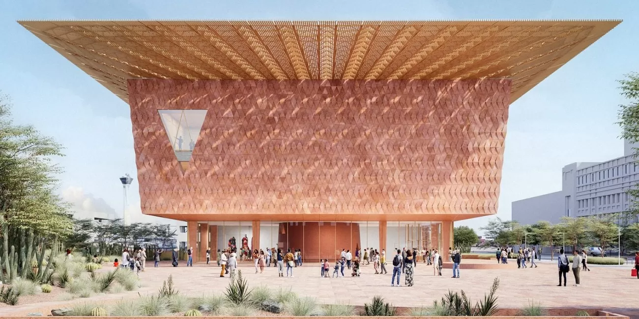 las vegas museum of art, piateta © kéré architecture