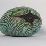 rudolf kocsis, urme nyomok, bronz patinat, 17x25x32 cm, 2015