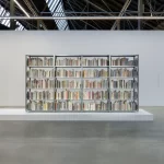 saâdane afif, the fountain archives (bookshelves), 2022