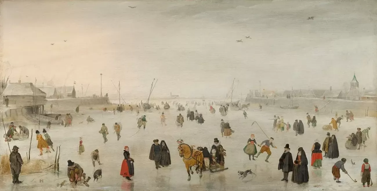 scene on the ice avercamp