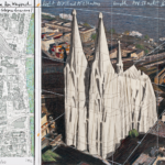 christo, jeanne claude, proiect dom koln, 1992
