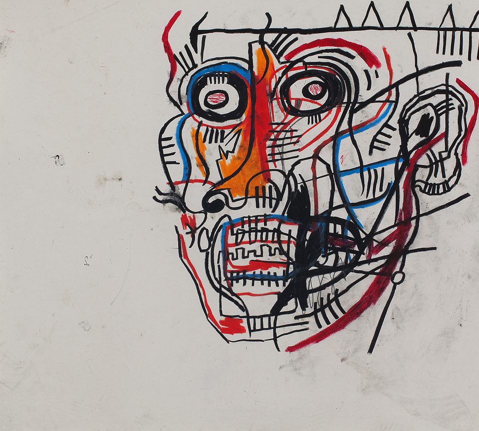 jean michel basquiat, head,1982 1983