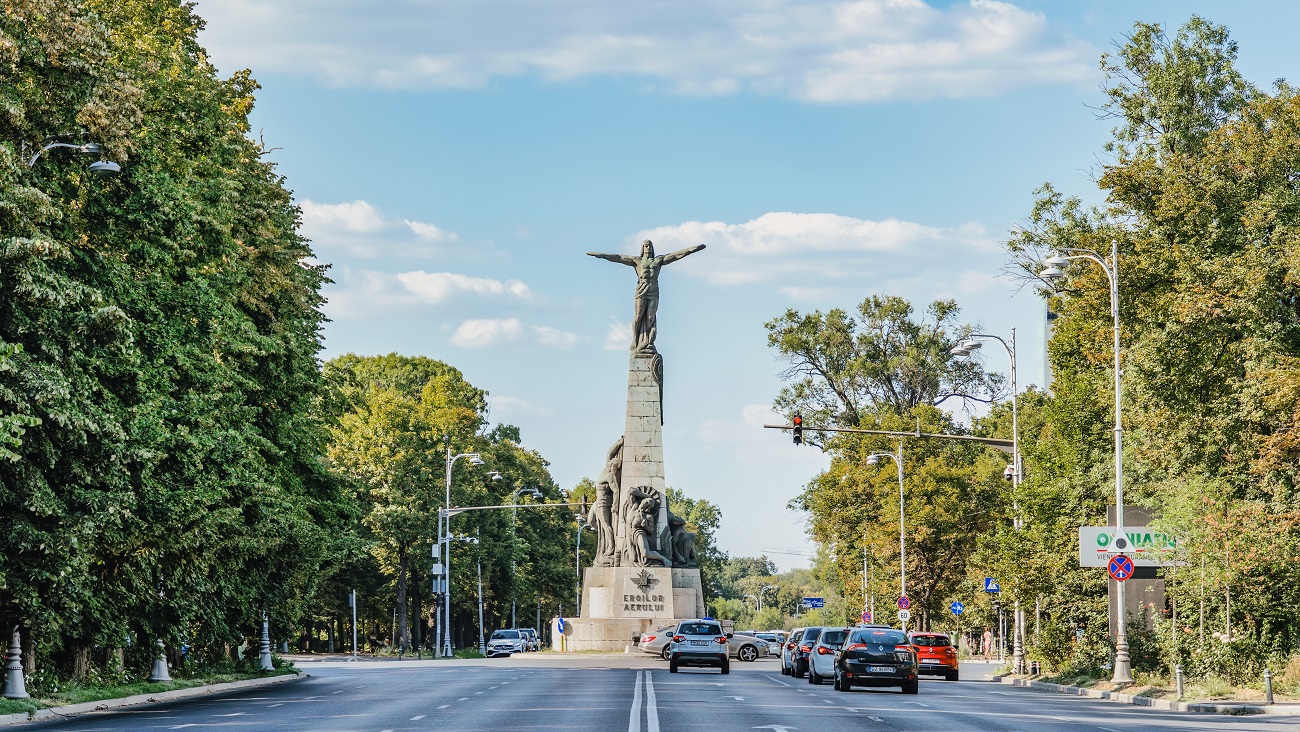 bucharest,,romania, ,june,17,2023:,view,with,monument,to