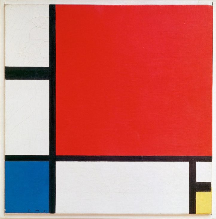 piet mondriaan, 1930 mondrian composition ii in red, blue, and yellow