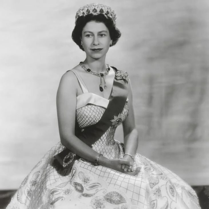 regina elizabeth ii, portret baron, 1956