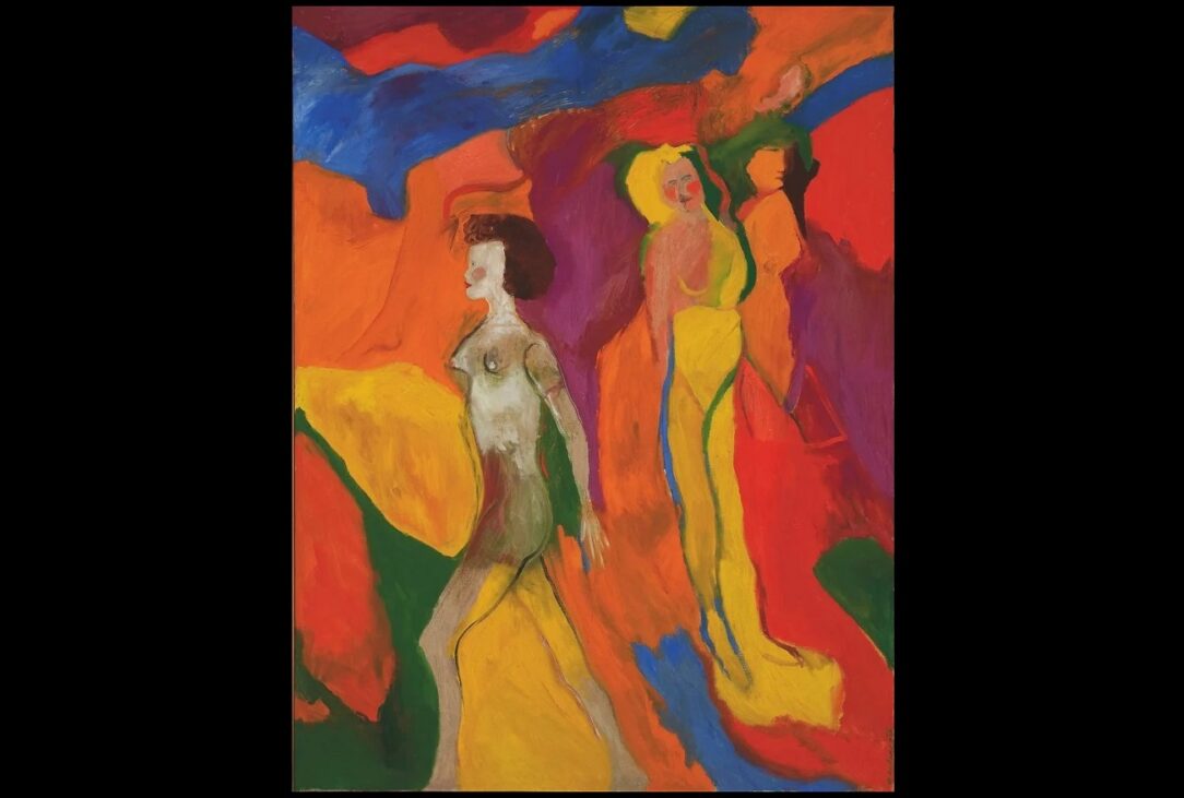 robert colescott, the virgin queen (circa 1965)