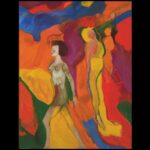 robert colescott, the virgin queen (circa 1965)