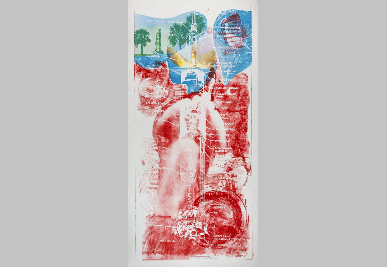 robert rauschenberg, sky garden (1969)