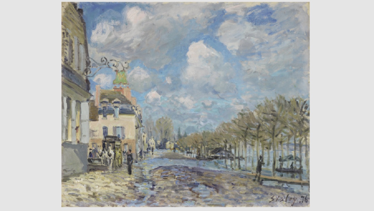 the flood at port marly sisley