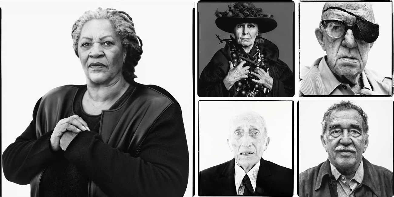 toni morrison, louise nevelson, john ford, jacob israel avedon, gabriel garcia marquez