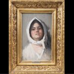 tanara cu basma alba, nicolae grigorescu, alis