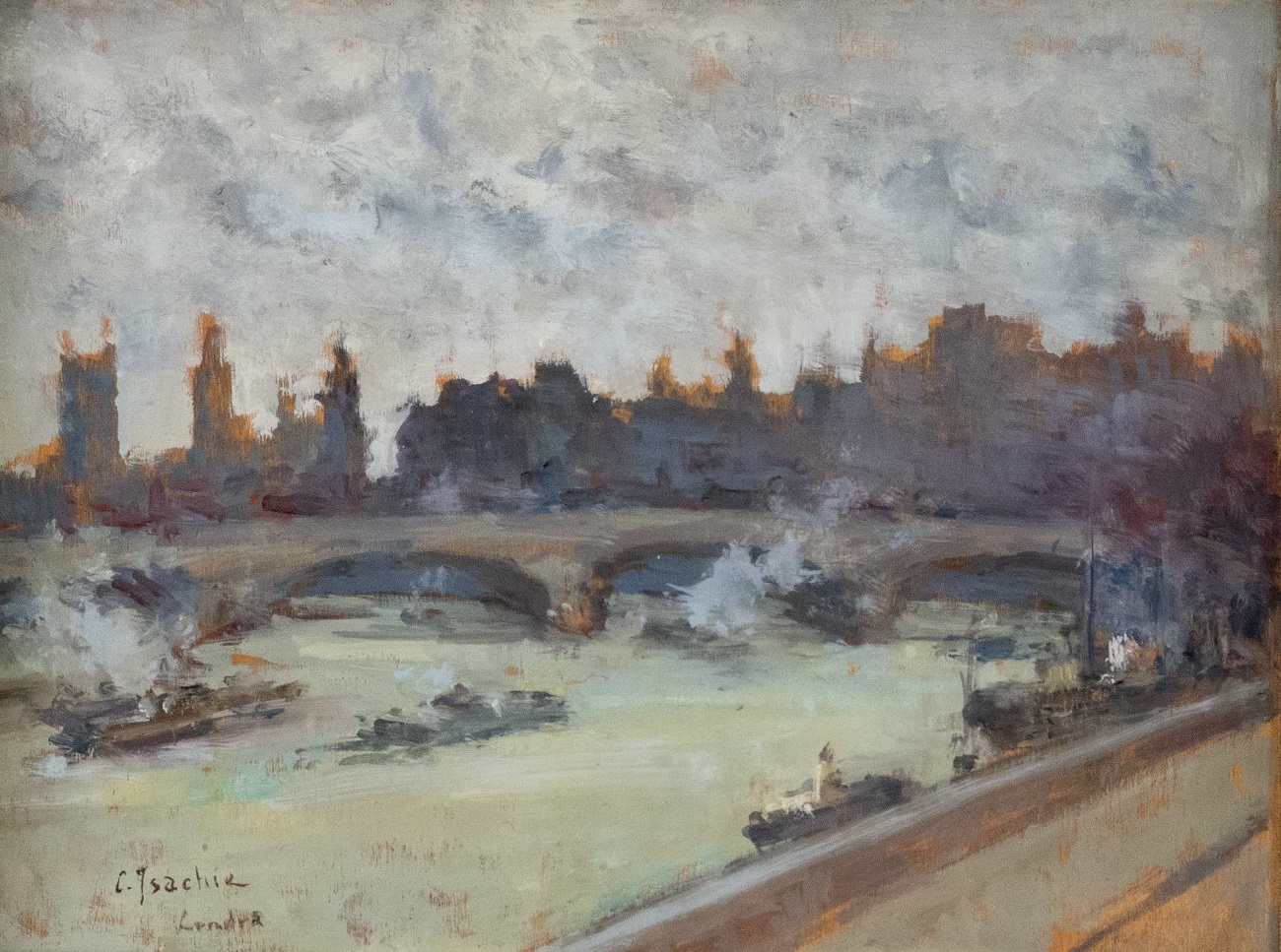 vapoare pe tamisa, constantin isachie