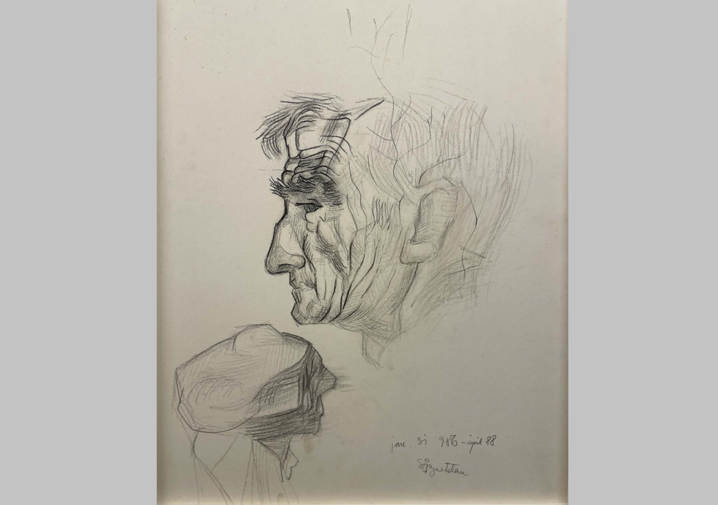 autoportret Ștefan bertalan 86 88, curatorial