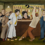 beryl cook, back bar of the lockyer tavern, john cook