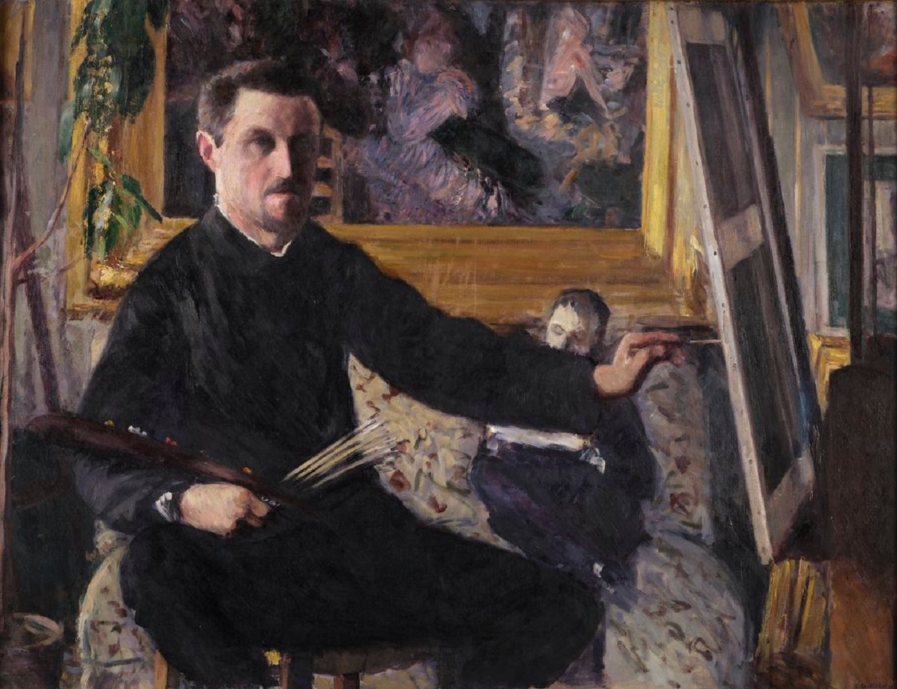 caillebotte, autoportrait au chevalet