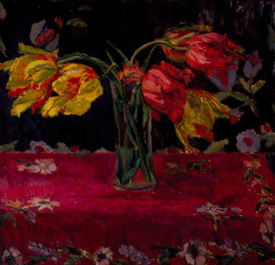 grant, duncan, 1885 1978; parrot tulips