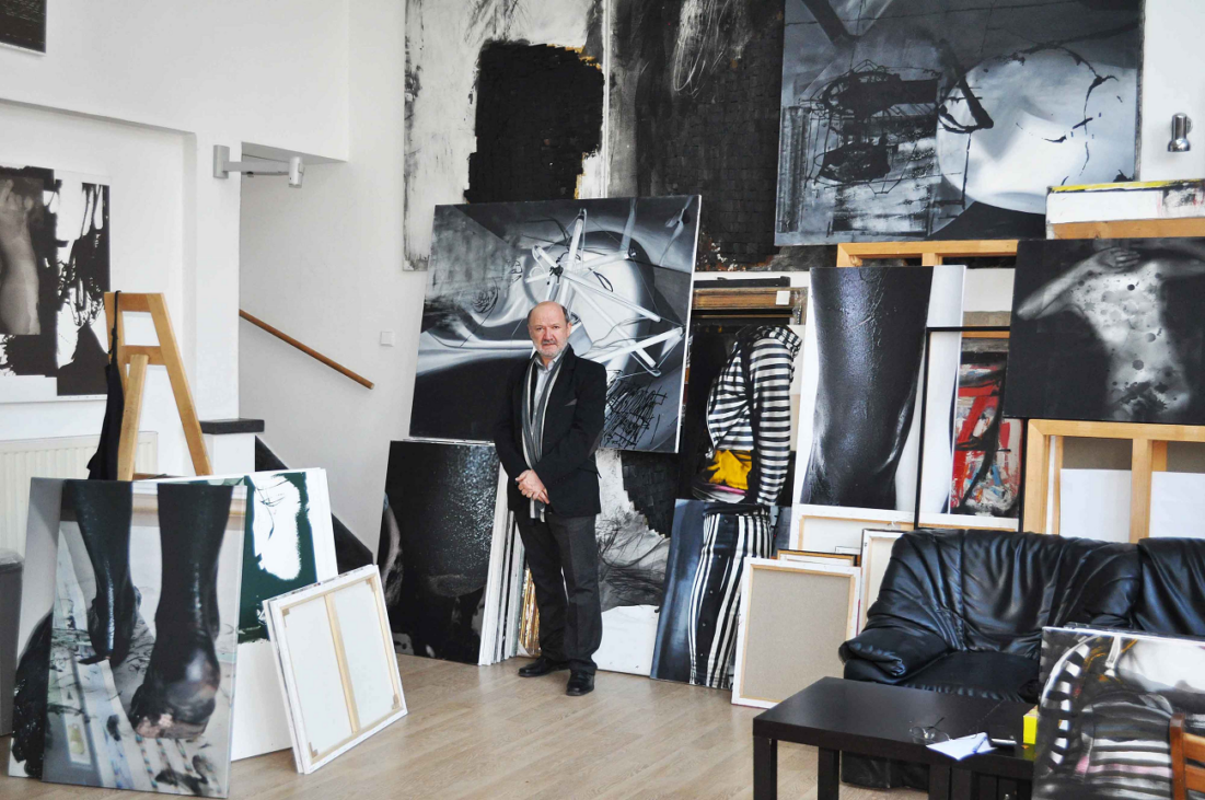 petru lucaci, in atelier