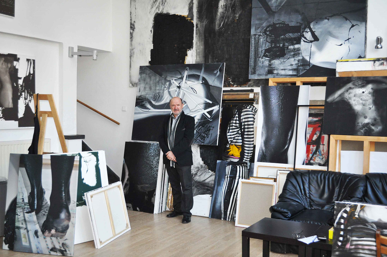 petru lucaci, in atelier